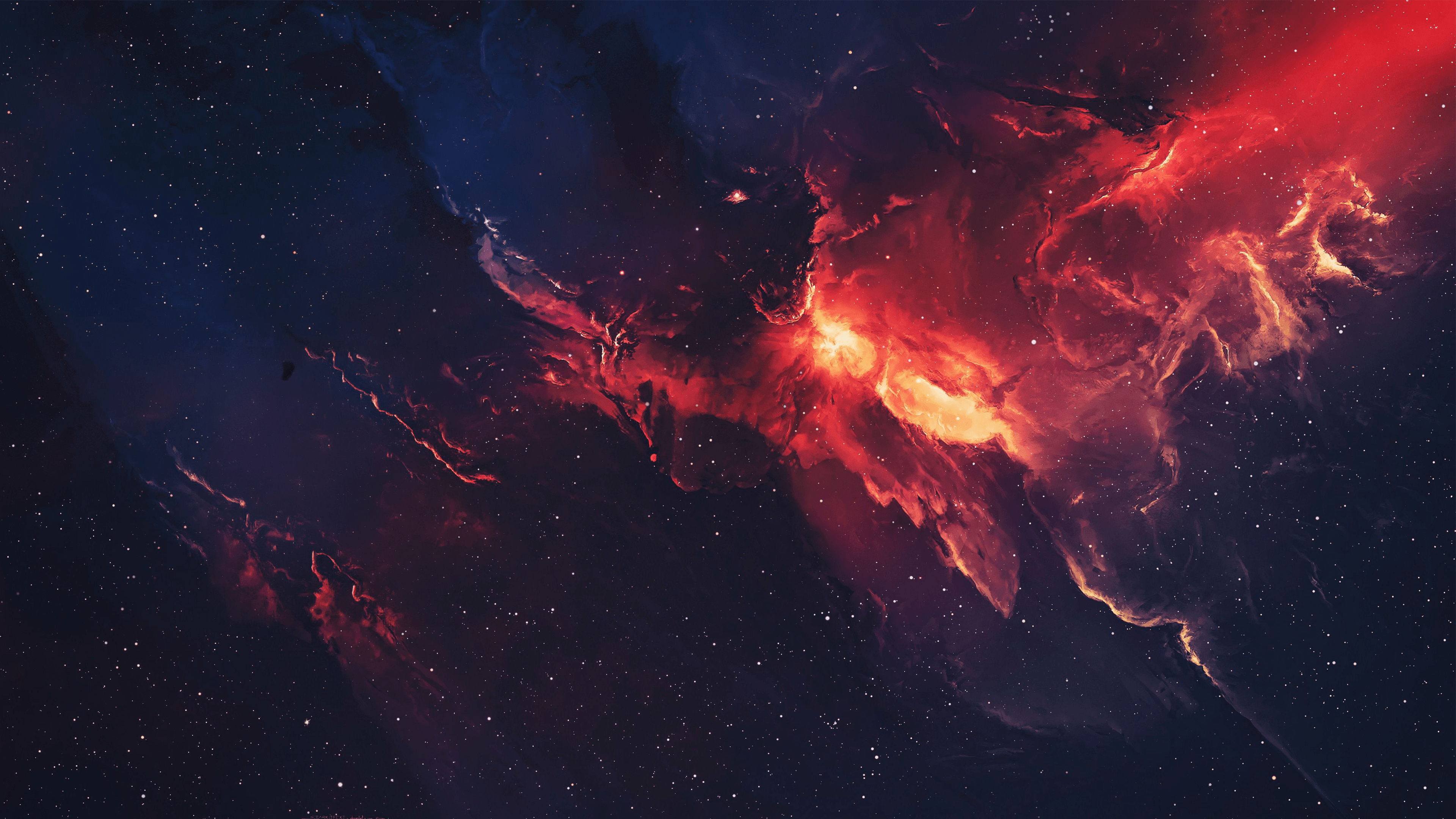 Starry sky background